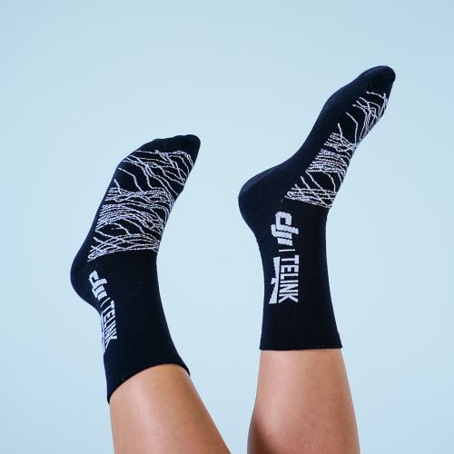 Ponožky SKYLINE DRIFT černé / béžové