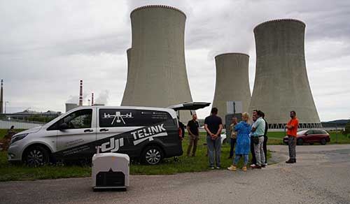 První automatizované lety v rámci projektu SecuDrone proběhly v areálu jaderné elektrárny