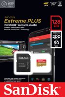 SanDisk Extreme PLUS microSDXC 128GB + SD Adapter 200MB/s & 90MB/s A2 C10 V30 UHS-I U3 (2)