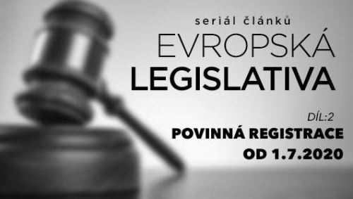 Povinná registrace od 1. 7. 2020