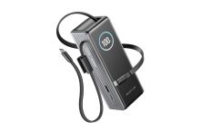 EcoFlow RAPID Power Banka (25000mAh,170W) 2x100W vestavěný USB-C kabel - stříbrná