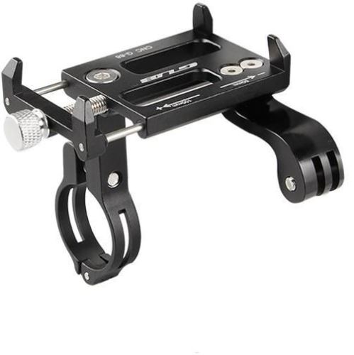 Držák smartphonu a fotoaparátu z hliníkové slitiny na řídítkách kola (Black)