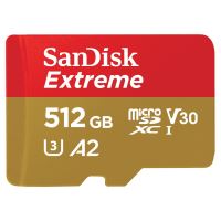 SanDisk microSDXC Extreme 512GB (A2/ V30/ U3/ R190/ W130)