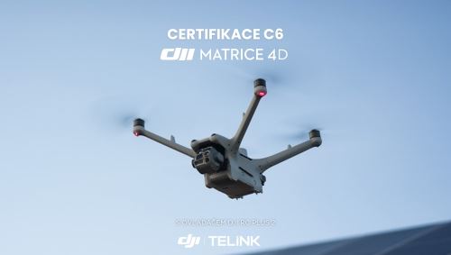 DJI Matrice 4D nově s certifikací C6 i pro provoz s ovladačem DJI RC Plus 2 Enterprise