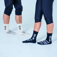 Ponožky SKYLINE DRIFT černé / béžové (1)