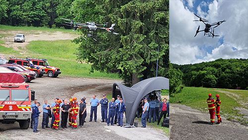 TELINK společně se slovenskými hasiči testoval, jak využít drony v horském prostředí